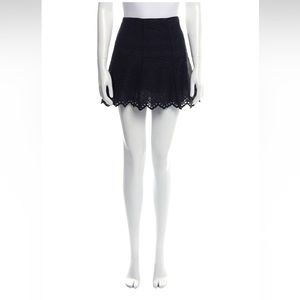 LoveShackFancy Crochet Mini Skirt